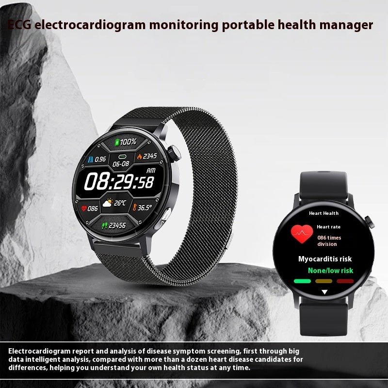 Smart Watch ECG Blood Glucose Monitoring Sports Bracelet Intelligent Health Monitoring